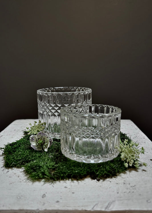 Vintage Glass Votive Vase