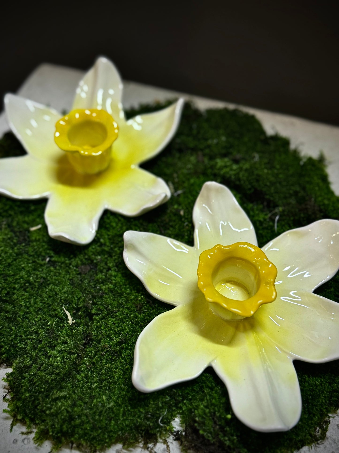 Flower Candleholders (Set of 2)