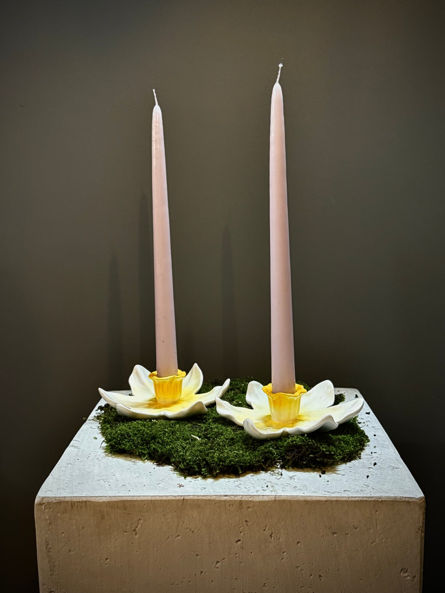 Flower Candleholders (Set of 2)