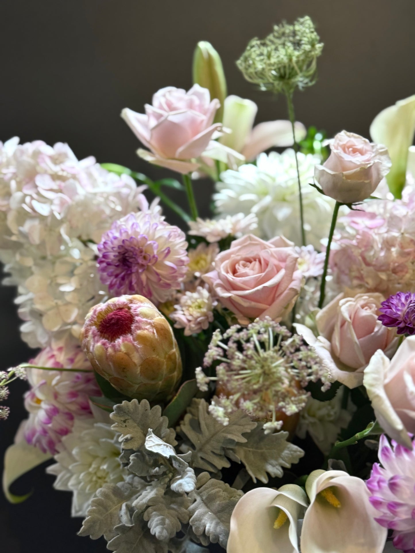 Blush Arrangement in Vase