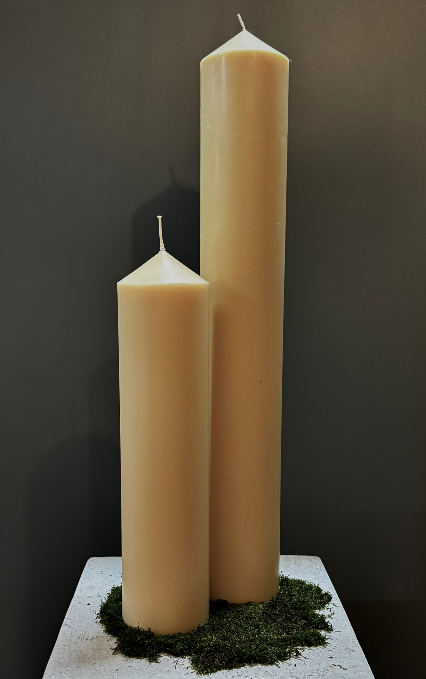 Beeswax Pillar Candles
