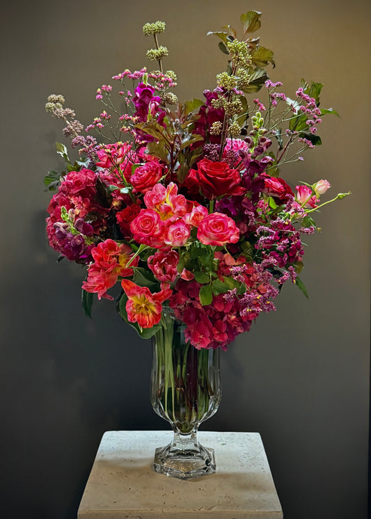 Romantic Arrangement in Vase